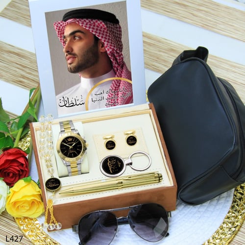 طقم ساعة بلاسم اهديها لمن تحب