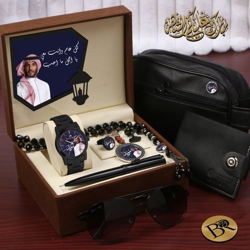 طقم ساعة رجالية بتصميم عصري جديد