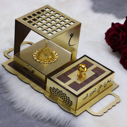 طقم مباخر اكريلك ملكيه.