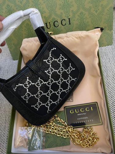 شنطة قوتشي شفاف