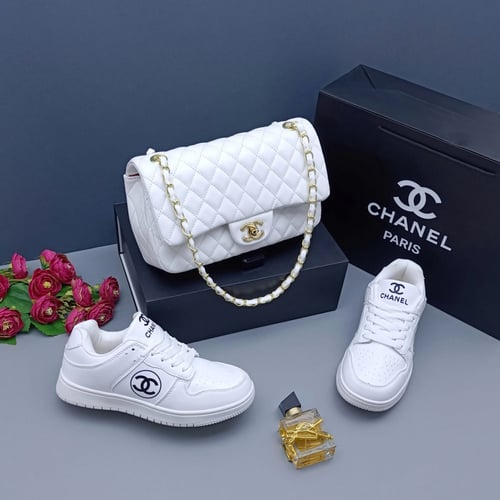 طقم شنط وشوزات ماركة شانيل