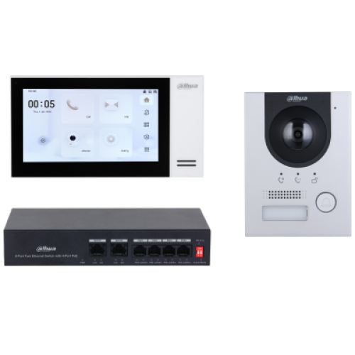 طقم اتصال بالفديو داخلي من دهوا موديل DHI-KTP01(S)...