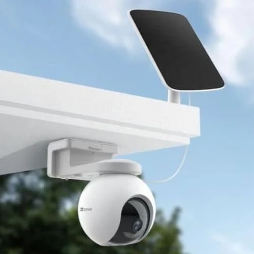 كاميرا مراقبة ايزفيز خارجية 8 ميجا تعمل على شريحة بيانات 4G والطاقة الشمسية بدقة 4K موديل CS-EB8/SP (4K,W4GA) EZVIZ EB8 Pro 4G Kit