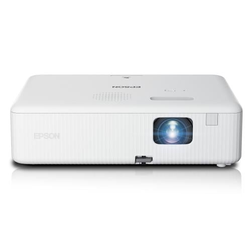بروجكتر جهاز عرض احترافي من ايبسون شرائح 3LCD، اضائة، 3000 لومن، مكبر صوت 5 واط مدمج Epson CO-W01