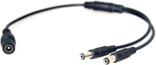 كابل طاقة 5.5x2.1 مم من 1 ذكر إلى 2 ذكر كابل مقسم...