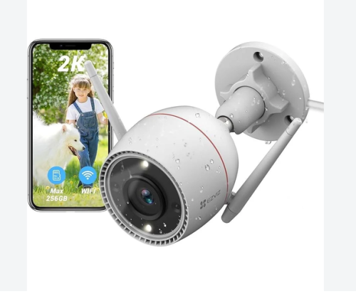 كاميرا EZVIZ H3c 2K+ خارجية WiFi بدقة 4MP – عدسة 2...