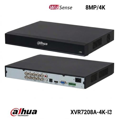 جهاز تسجيل داهوا 8 قنوات 4K WizSense مع QuickPick...