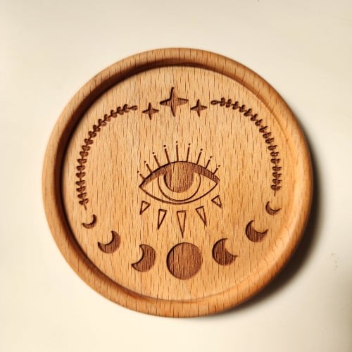 قاعدة أكواب خشبية - Tarot Eye
