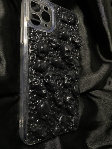 كڤر جوال جماجم عمل يدوي