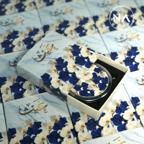 توزيعات بوكس مرايا أوركيد أبيض وأزرق | توزيعات موا...