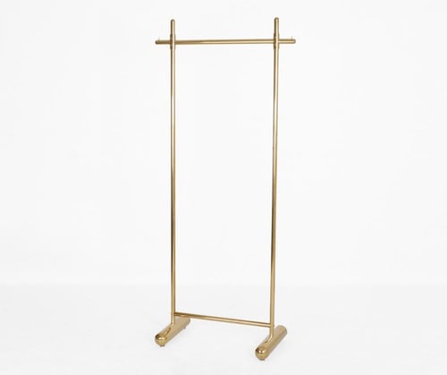 استاند تعليق ملابس انيق لون ذهبي