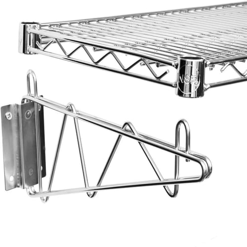 رفوف استيل جداري