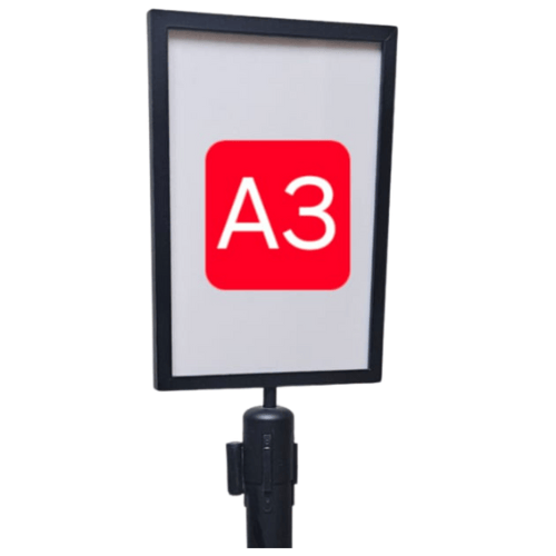حامل دعائي حاجز بنكي A4*A3