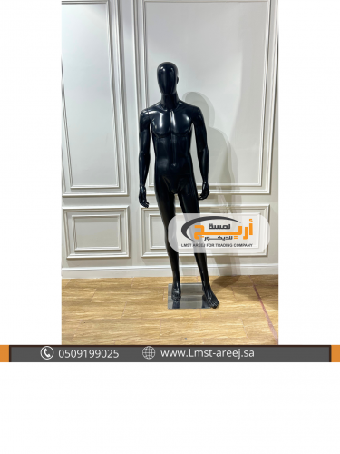 مانيكان كامل برأس لون اسود