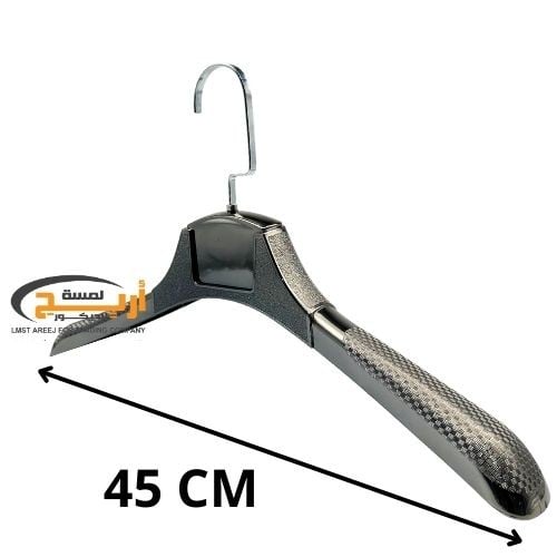 12 حبة علاق كتف لون رصاصي عريض