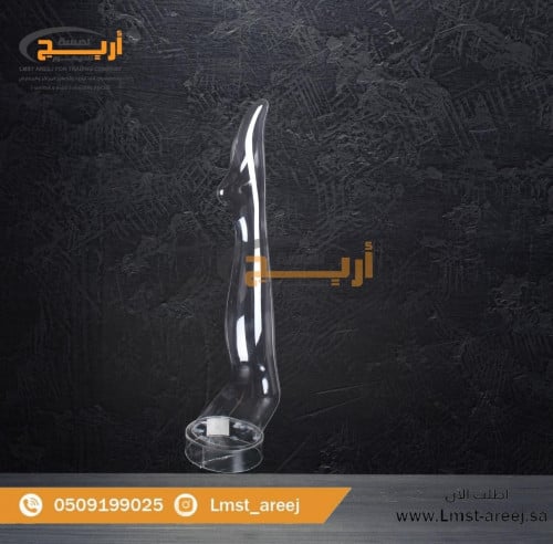 مجسم ساق اكرلك شفاف