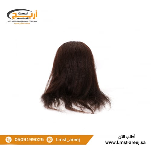 مانيكان راس شعر ناعم صناعي تدريب