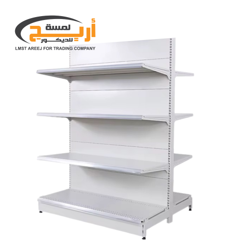 رفوف بقاله لون ابيض
