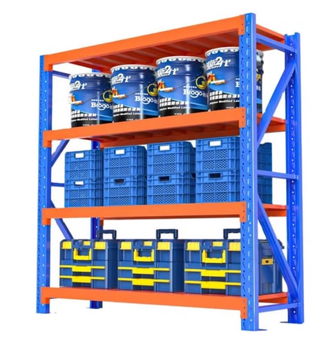 رفوف تخزين مستودعات حمولة 4 ارفف