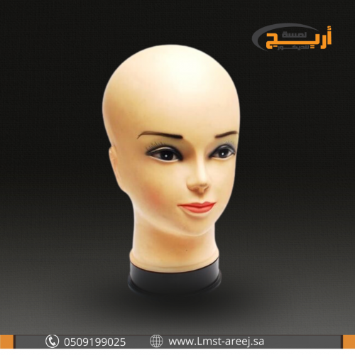 مجسم راس نسائي ابيض