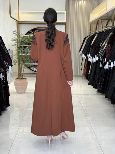 عباية إيليف بقماش كربب باربي تركي جملي ( طقم ثلاث...