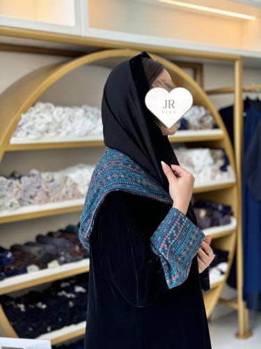 تشكيلة شتاء 2026- عباية تالا مخمل تدخيلات هودي كشم...