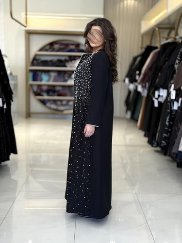 كولكشن العيد | عباية كارولينا بقماش كريب الاناقة ب...