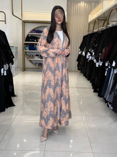 عباية احلام بقماش دانتل فرنسي دبل فيس بيج