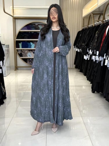 كولكشن العيد | عباية سيلينا بقماش دانتل فرنسي دبل...