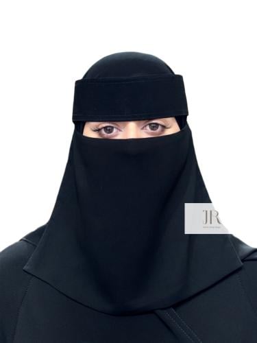 نقاب بقماش كوري وسط | مغاط عادي ، مقوى