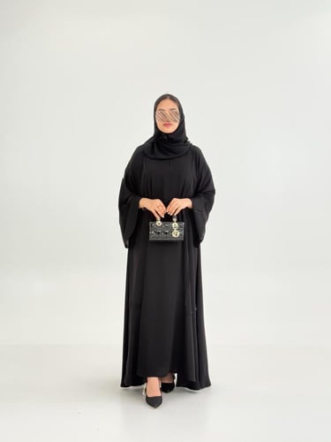 عباية ليلى بقماش انترنت مسكره من الامام