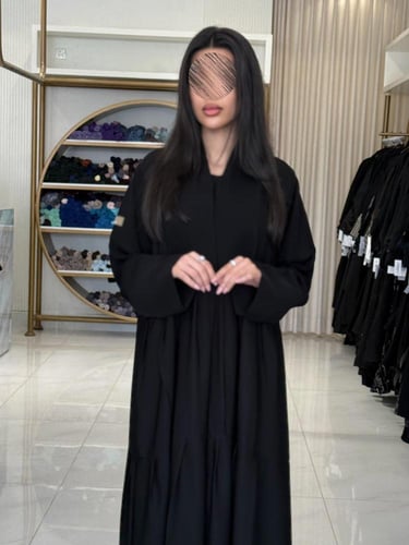 عباية ريناد بقماش بلاك بيري بطبقات