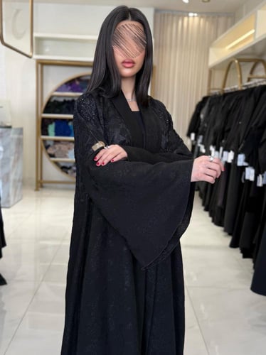 كولكشن العيد | عباية رندا بقماش شاكيرا صيفي مع شاك...