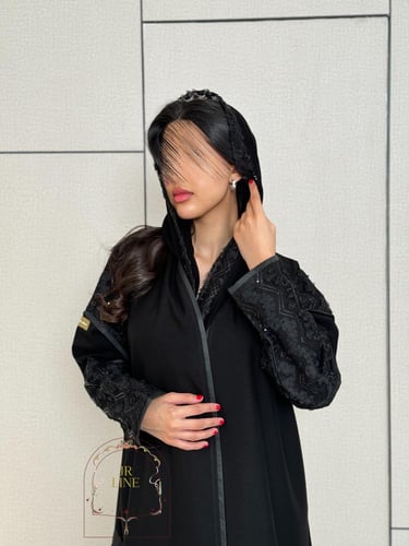 عباية مرجان كريب الاناقة بتل ملكي