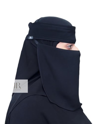 نقاب بقماش كوري وسط | مغاط مائل ، بدون مقوى