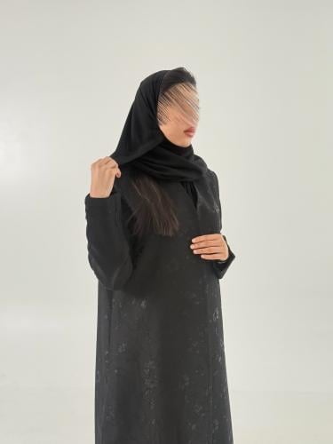 بليزر | عباية بدور بقماش جاكار مشجر