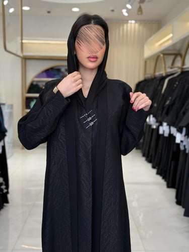 كولكشن العيد | عباية سرور بقماش كريب الابداع تدخيل...