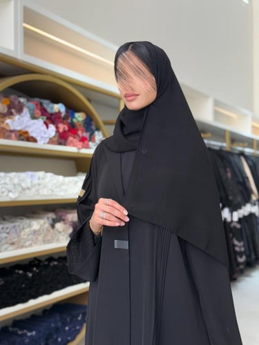 عباية دانا بقماش انترنت نص كلوش