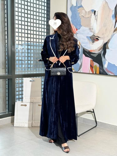 تشكيلة شتاء 2024 - عباية روجينا بليزر شتوي بقماش م...