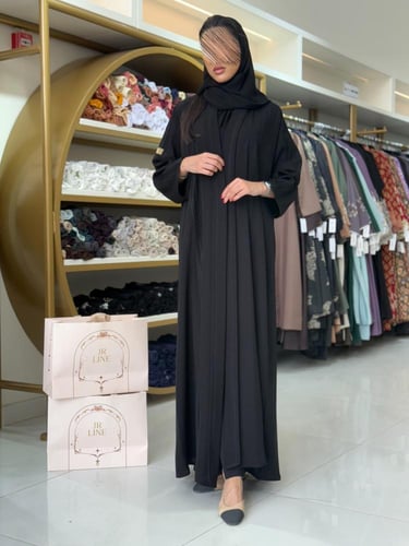 عباية الدانه بقماش انترنت بتطريز ناعم