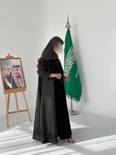 ‏National day abaya | عباية الجود