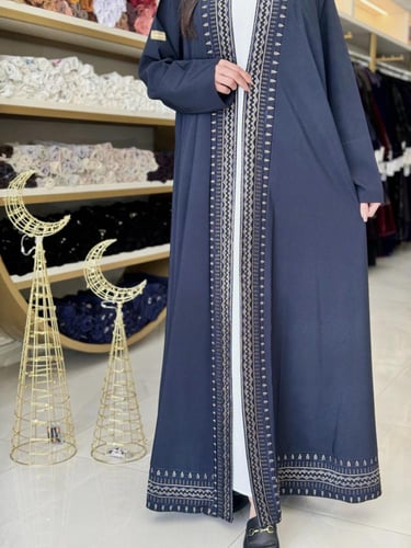 كولكشن رمضان ا عباية هيام كريب ويفر كحلي