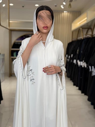 كولكشن العيد | عباية اصاله بقماش كريب احساس بشك قط...