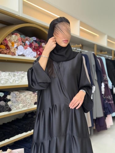 عباية جولي بقماش حرير R7 طبقات