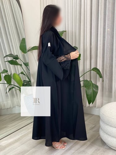 عباية كريب الاناقة تدخيلات التل ترتر