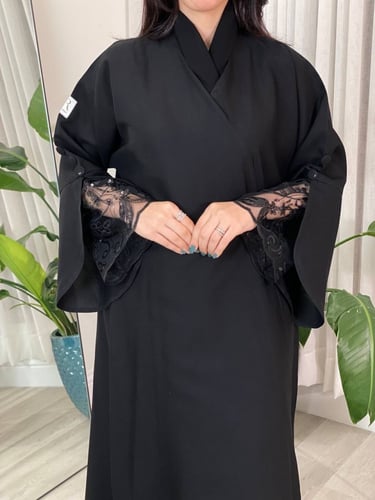 عباية كريب الاناقة تدخيلات التل ترتر