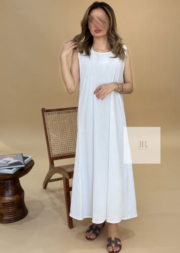 Under abaya - فستان تحت العباية - اوف وايت