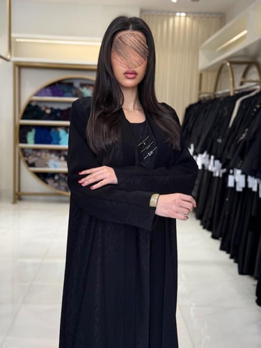 كولكشن العيد | عباية سرور بقماش كريب الابداع تدخيل...