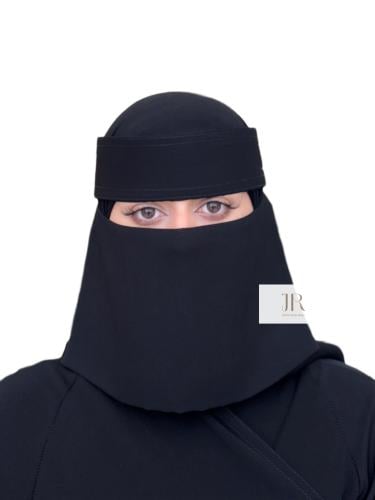 نقاب بقماش كوري قصير | مغاط عادي ، مقوى