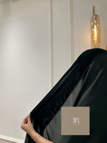 طرحة مخمل - زيتي